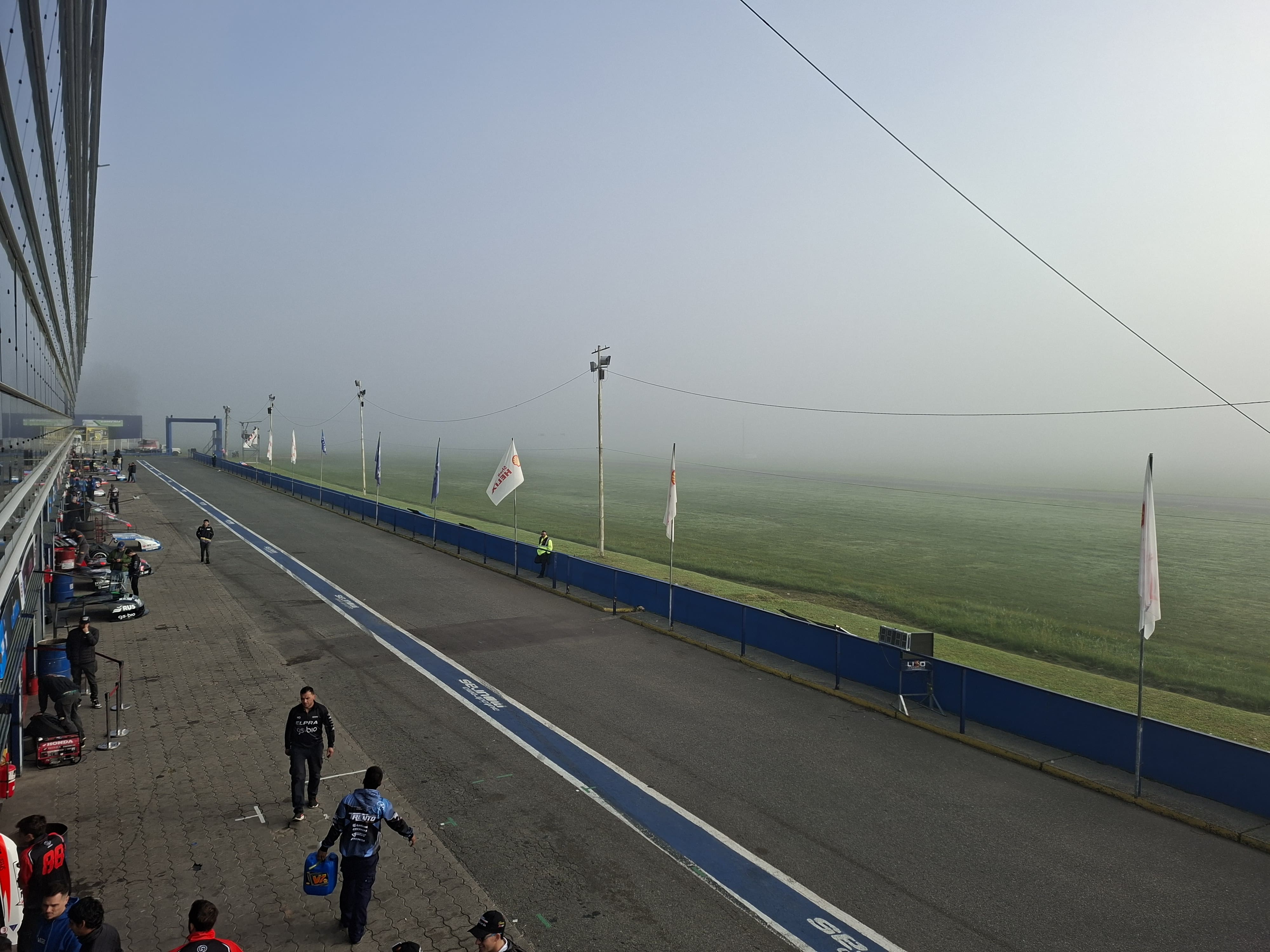 Se retrasa el inicio de la actividad en el Mouras por la niebla